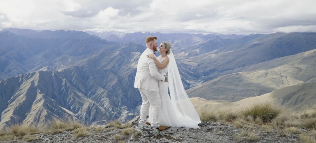 Mountain wedding film still