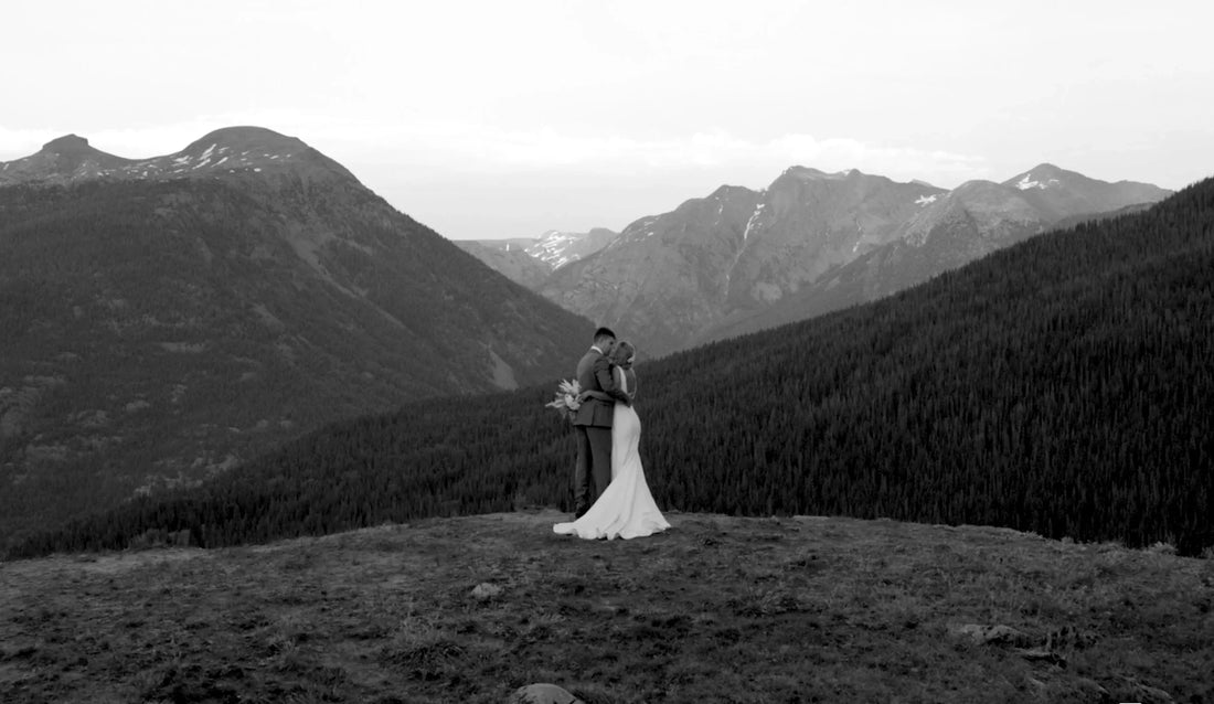 Mountain wedding in the Colorado high country
